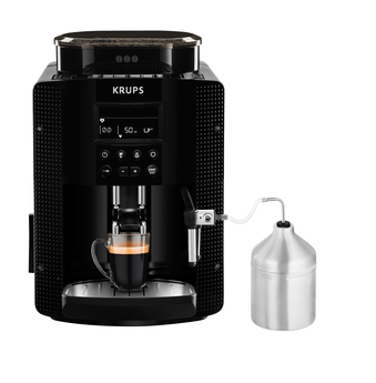 Krups España - Los 3️⃣ programas de leche 🥛 de la cafetera superautomática  Arabica Latte te permiten personalizar a tu gusto las recetas con café y  leche que prefieras. Además, su sistema