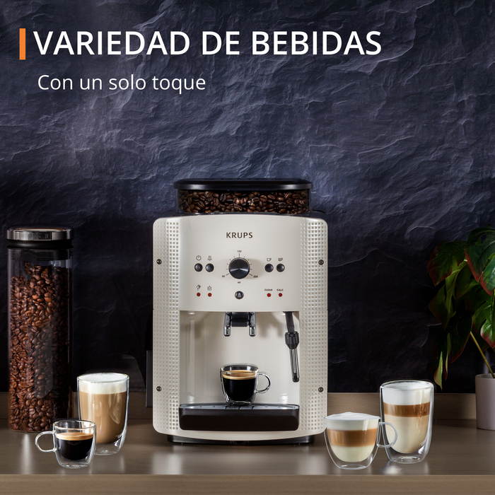Disfruta del mejor café profesional con esta cafetera expreso Krups ¡130  euros más barata!