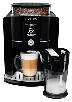 Krups Compact Cappucino - Cafetera superautomática 15 bares