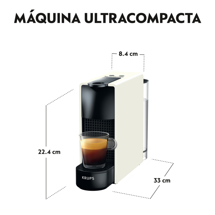 Máquina de café Krups Essenza Mini XN110110, Para capsulas, 0,6 L, Cafeteras de capsulas