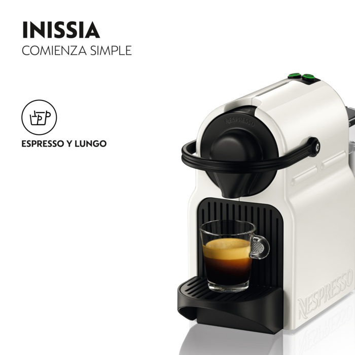 Krups Nespresso Inissia XN1001 - Cafetera monodosis de cápsulas