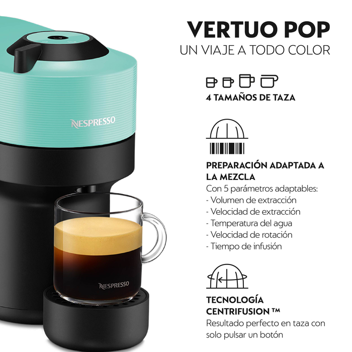 Nespresso Vertuo Pop: tamaño, color y tecnología en la Vertuo más divertida