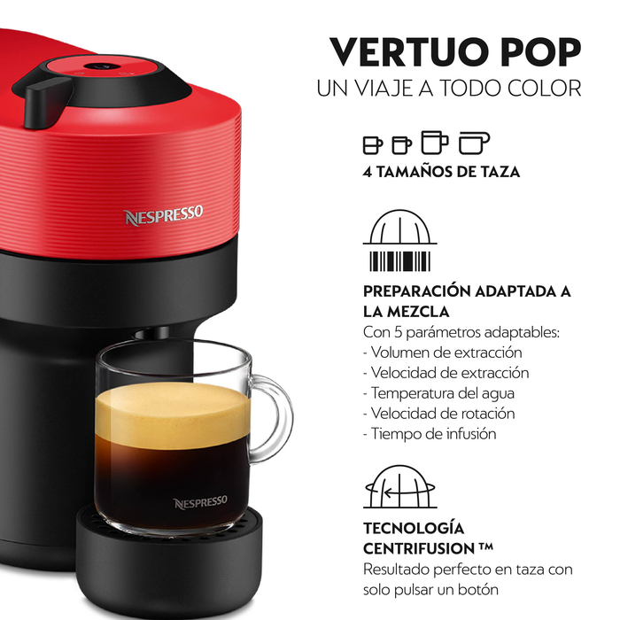 Cafetera con Cápsulas Nespresso Vertuo Next Red NESPRESSO