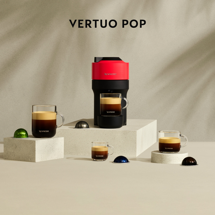 Cafetera Nespresso Krups Vertuo Next XN910510 - Roja